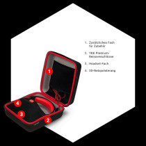 CATURIX Controller Case Form stable transport solution for your headset, Black