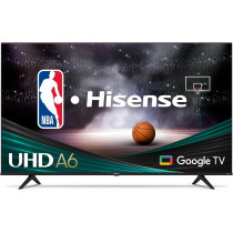 Hisense A6 Series 43-Inch Class 4K UHD Smart Google TV With Voice Remote, Dolby Vision HDR, DTS Virtual X, Chromecast Built-In (43A6H, 2022)