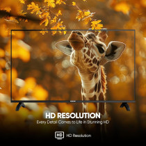 Nikai 32 Inch Smart LED TV, HD 1366 x 768 Resolution, Android TV With Wi-Fi And DLNA, Quad-Core Processor, 16W Speaker Power, 2x HDMI, 2x USB, Netflix, YouTube, Shahid, NTV3200SLEDK