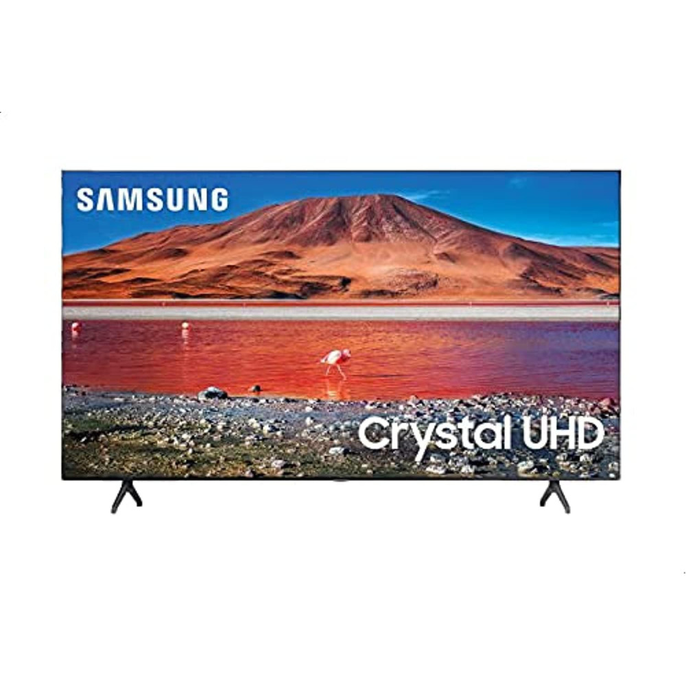 Samsung 75 Inches 4K Ultra HD LED Smart TV With Built-In Receiver, Black - UA75AU7000