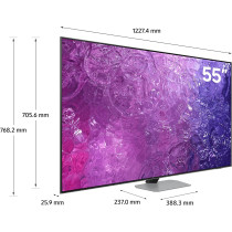 Samsung 55 Inch TV Neo QLED 4K Neural Quantum Processor 4K Anti Reflection, QA55QN90CAUXZN