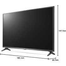 LG 65 Inch 4K UHD UQ7500 Series Active HDR WebOS Smart Ai ThinQ Smart TV, Black