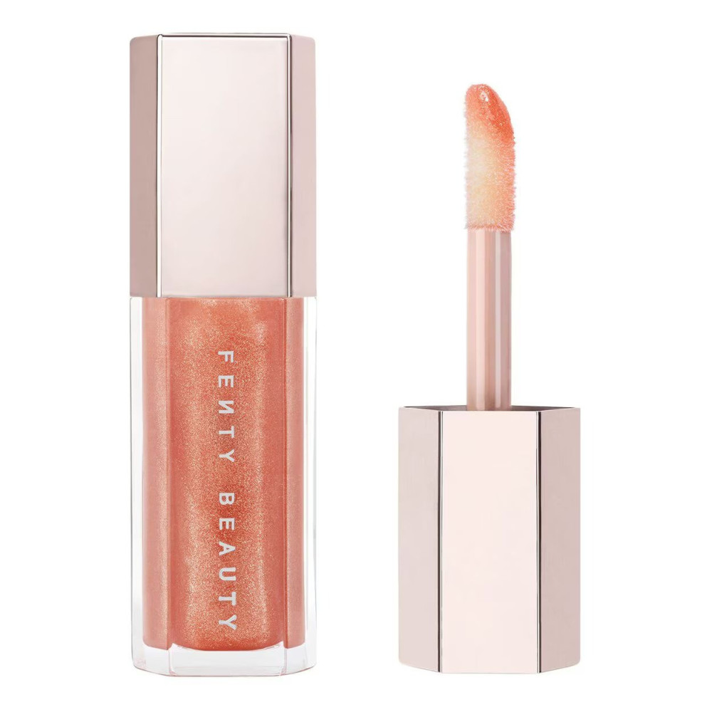 Fenty Beauty Gloss Bomb Lip Luminizer, Champ Stamp Fantasy - Shimmering Holographic Gold Pearl
