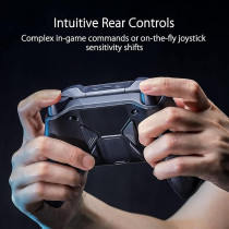 Asus Rog Raikiri Pro Wireless Pc Controller, Oled Display, Usb-C/2.4Ghz/Bt On Pc, Usb-C On Xbox, 4 Remappable Rear Buttons, Step/Linear Triggers, Adjustable Joystick Sensitivity, 3.5Mm Jack, Ess Dac