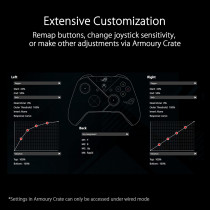 Asus Rog Raikiri Pro Wireless Pc Controller, Oled Display, Usb-C/2.4Ghz/Bt On Pc, Usb-C On Xbox, 4 Remappable Rear Buttons, Step/Linear Triggers, Adjustable Joystick Sensitivity, 3.5Mm Jack, Ess Dac