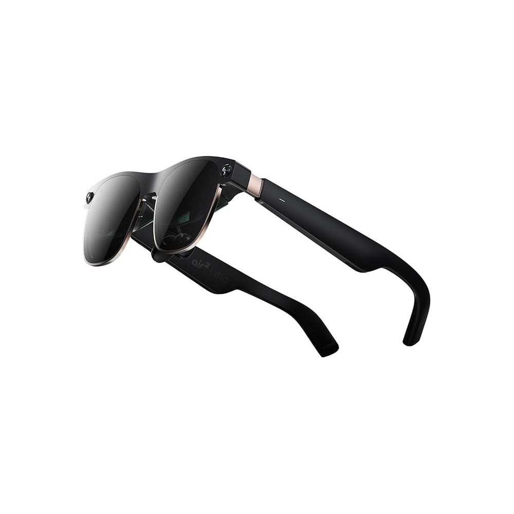 Xreal Air 2 Ultra Ar Glasses, Titanium Ar Glasses, With 3D Environment Sensors, Hand Tracking, 52 Degree Fov, Up To 120Hz, Watch, Stream, And Game On Pc/Android/Ios, Playstation 5/Xbox/Nintendo Switch