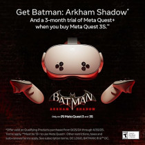 Meta Quest 3S 256Gb, Get Batman: Arkham Shadow And A 3-Month Trial Of Meta Quest+ Included, All-In-One Headset