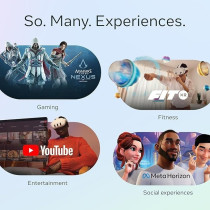Meta Quest 3S 128GB, Get Batman: Arkham Shadow And A 3-Month Trial Of Meta Quest+ Included, All-In-One Headset