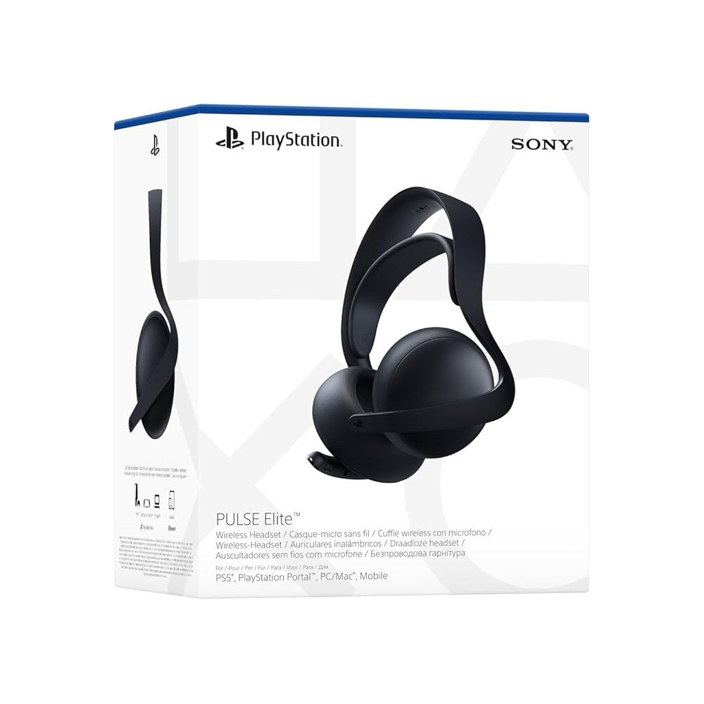 Sony Playstation 5 Elite Headset Midnight Black, UAE Version