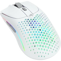 Glorious Model O 2 Rgb 68G Ultralightweight Wireless Gaming Mouse, 26,000 Dpi, Hybrid 2.4 Ghz/Bluetooth Wireless, 6 Programmable Buttons, 210H Battery Life, Backlit Mouse For Pc And Laptop, White