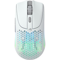 Glorious Model O 2 Rgb 68G Ultralightweight Wireless Gaming Mouse, 26,000 Dpi, Hybrid 2.4 Ghz/Bluetooth Wireless, 6 Programmable Buttons, 210H Battery Life, Backlit Mouse For Pc And Laptop, White