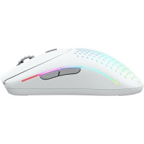 Glorious Model O 2 Rgb 68G Ultralightweight Wireless Gaming Mouse, 26,000 Dpi, Hybrid 2.4 Ghz/Bluetooth Wireless, 6 Programmable Buttons, 210H Battery Life, Backlit Mouse For Pc And Laptop, White