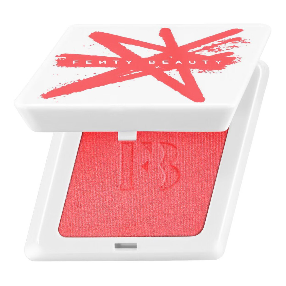 Fenty Beauty Suede Powder Blush, Lolly Poppy