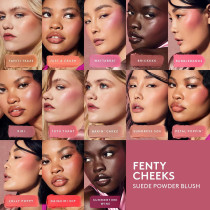 Fenty Beauty Suede Powder Blush, Lolly Poppy