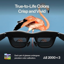 Xreal Air 2 Pro Ar Glasses, Ultimate Display With 3-Level Electrochromic Darkening, 75G, 120Hz, 130 Inch, Smart Glasses, Compatible With Iphone 15/Steam Deck/Rog/Mac/Pc/Android/Ios-Middle East Version