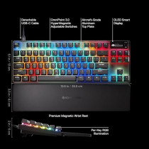 Steel Series Apex Pro Tkl Gen 3-Omni Point 3.0 Hypermagnetic Switchesadjustable Actuation-Rapid Trigger-Game-Ready Presets-Protection Mode-Rapid Tap/Socdoledus Layout
