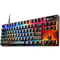 Steel Series Apex Pro Tkl Gen 3-Omni Point 3.0 Hypermagnetic Switchesadjustable Actuation-Rapid Trigger-Game-Ready Presets-Protection Mode-Rapid Tap/Socdoledus Layout