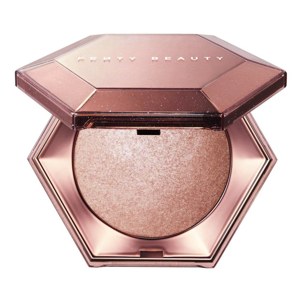 Fenty Beauty Diamond Bomb All Over Diamond Veil, Rose Rave- Pure Pink And Gold Sparkle