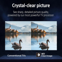 Sony Bravia BZ50L 98 Inch TV, XR Processor, 4K HDR, 120Hz, Perfect For PS5, Black