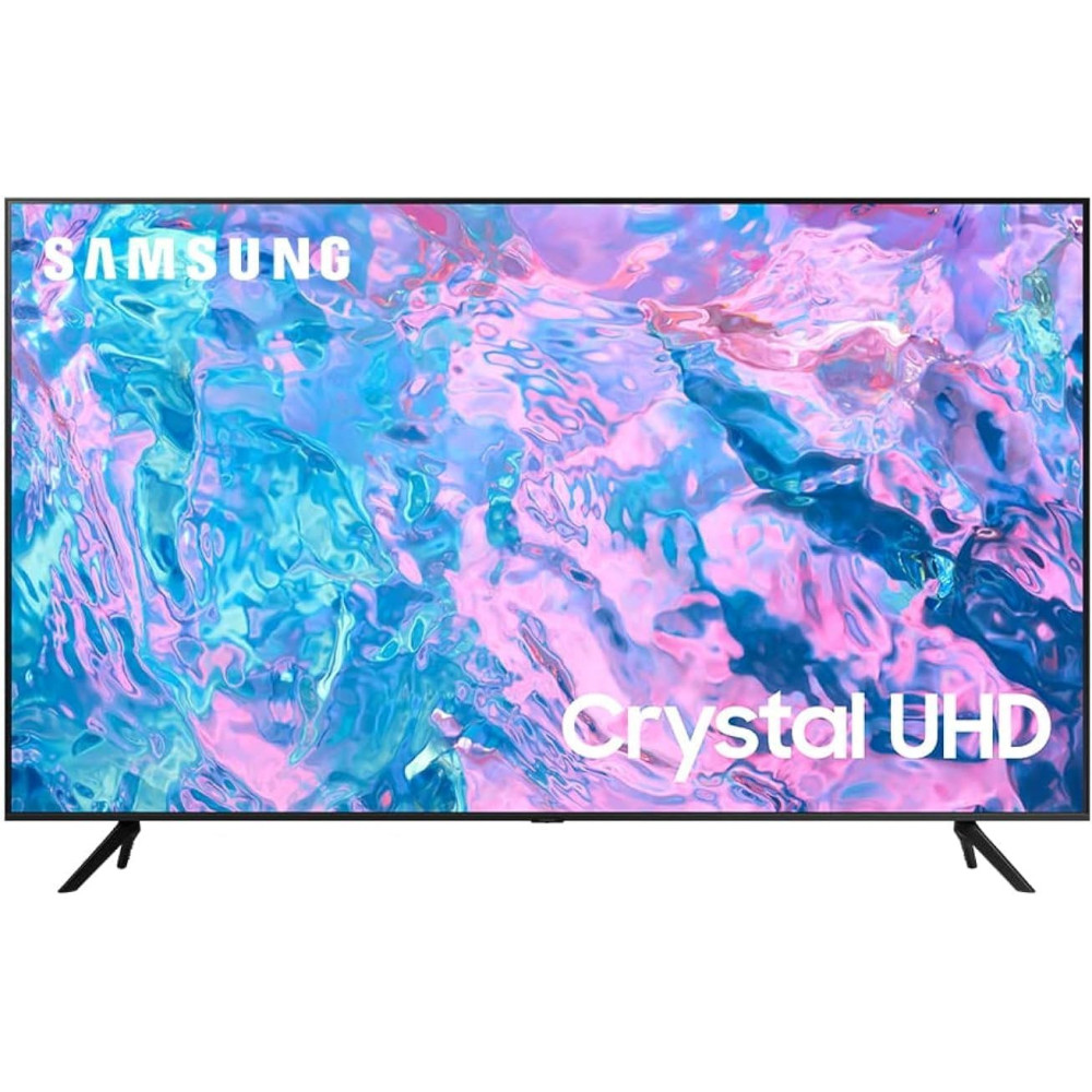Samsung 55 Inch 4K Crystal UHD Smart LED Tv With Built-In Receiver UA55CU7000UXEG, Black, Wi-Fi