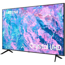 Samsung 55 Inch 4K Crystal UHD Smart LED Tv With Built-In Receiver UA55CU7000UXEG, Black, Wi-Fi