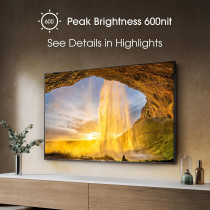 Hisense 55U7HQTUK 55Inch 600-nit 4K HDR10+ And 120Hz Dolby Vision IQ ULED Smart TV With Disney+, Freeview Play And Alexa Built-In, HDMI 2.1 And Filmmaker Mode, FreeSync Certificated (2022 NEW)