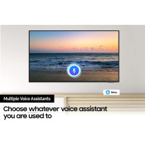 Samsung 55 Inch 4K LED HDR Crystal UHD Flat Smart TV UA55AU8100UXZN, Black