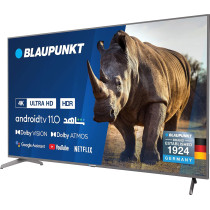Blaupunkt 75 Inch TV, 4K TV UHD And Android TV 11 – UBC8000D Series LED TV, Dolby Vision And Atmos, MEMC Technology, Chromecast Built-In Television, Google Assistant, German Engineering Excellence