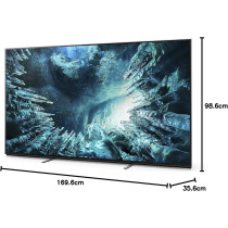 Sony BRAVIA 75 Inch 8K HDR Smart Android TV, Full Array LED, High Dynamic Range, Multi Acoustic Audio, 4K 120FPS, Dolby Atmos, Dolby Vision, Netlfix Calibrated Mode, Z8H Series KD-75Z8H