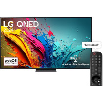 LG 86 Inch QNED QNED86 4K Smart TV AI Magic Remote HDR10 webOS24 2024 Black