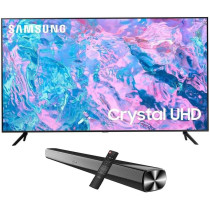 Samsung Smart Tv, Crystal Uhd 4K, Cu8000, 65 Inch, 2023, Crystal Processor 4K, Airslim, Dynamic Crystal Color 65CU8000 + With Soundbar
