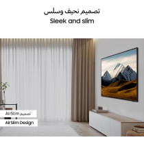 Samsung Smart TV, Crystal UHD, DU8000, 55 Inch, 2024, Dynamic Crystal Colour, 4K Upscaling, Samsung TV Plus, AirSlim Design, Titan Gray, UA55DU8000UXZN