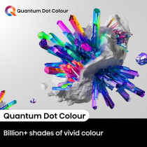 Hisense 55 inch QLED Smart TV E7N-Quantum Dot Colour, AI Picture, Dolby Vision, Dolby Atmos, Share to TV, Voice Control, Filmmaker Mode, Youtube, Netflix, Disney+ and Shahid, 55E7N