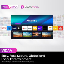 Hisense 55 inch QLED Smart TV E7N-Quantum Dot Colour, AI Picture, Dolby Vision, Dolby Atmos, Share to TV, Voice Control, Filmmaker Mode, Youtube, Netflix, Disney+ and Shahid, 55E7N