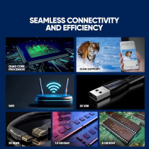 Nikai 55 Inch 4K Ultra HD Smart LED TV, Android 14, 1GB RAM, 8GB Storage, Quad Core Processor, Built-in WiFi, USB and HDMI Ports, Slim Frame –55NK4KSLED