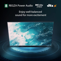 Toshiba 65 inch UHD Smart TV C350N, AI 4K Upscaling, REGZA Power Audio, Ultimate Motion, Sports Mode, DTS X, Game Mode, Dolby Vision Atmos