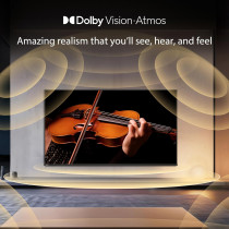 Toshiba 55 inch Native 60Hz VRR QLED Smart TV C450M -Quantom Dot Colour, AI 4K Upscaling, Anti-tip Clip, REGZA Power Audio, Game Mode, Sports Mode, Ultimate Motion, Dolby Vision Atmos