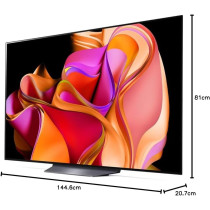 LG OLED55CS3VA.AMAE Evo CS3 Series OLED 4K Smart TV, 55 Inch Size, Black 1 Year Warranty