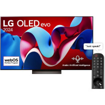 LG 65 Inch OLED evo C4 4K Smart TV AI Magic remote Dolby Vision webOS24, Black