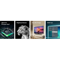 LG 65 Inch OLED evo C4 4K Smart TV AI Magic remote Dolby Vision webOS24, Black