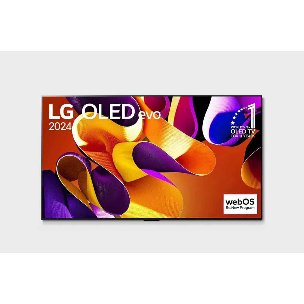 LG 77 Inch OLED evo G4 4K Smart TV AI Magic remote Dolby Vision WEBOS24, Black