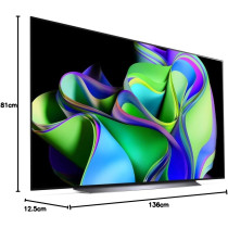 LG 55 Inch OLED evo C3 4K Smart TV 2023 Black Colour Model OLED55C36LA.AMAE