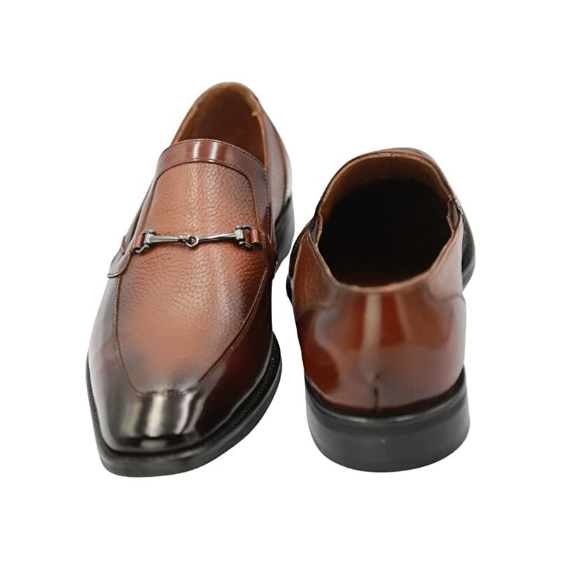 Cavana 100% Leather Formal Shoe For Men-Brown