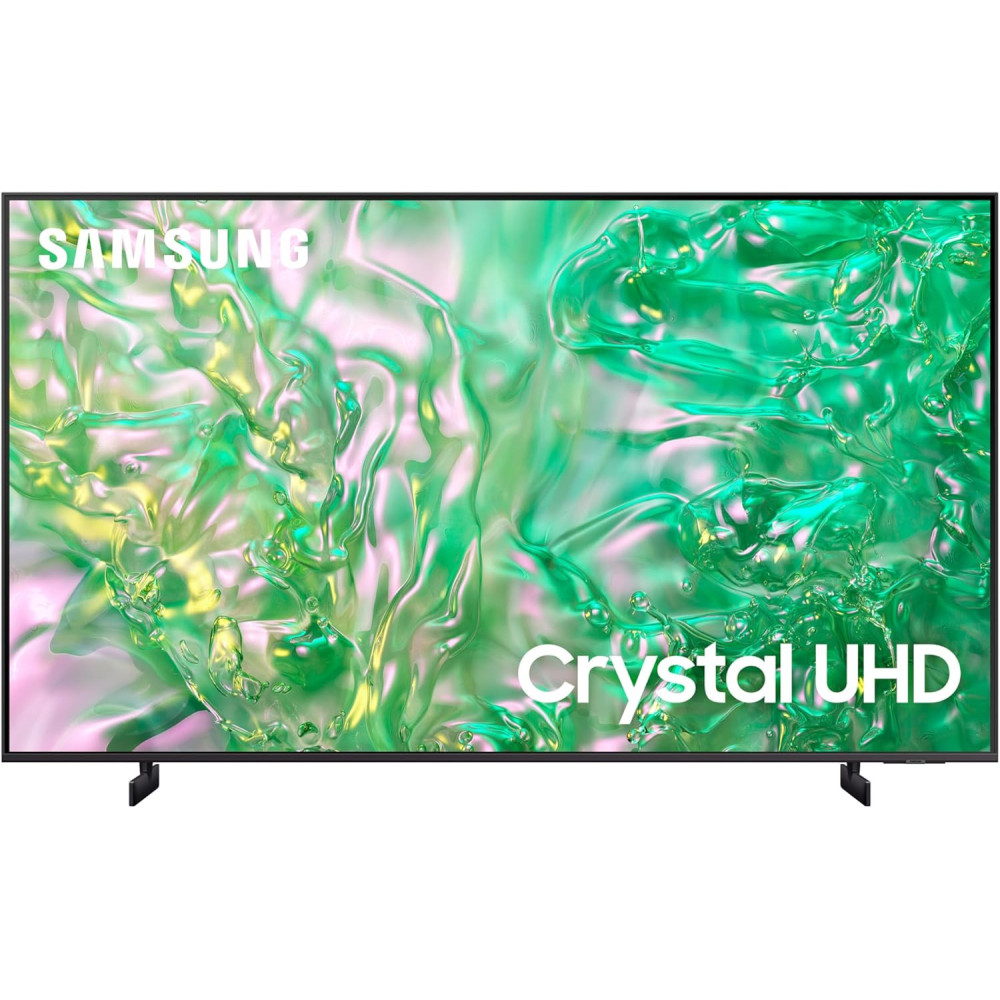 Samsung Smart TV, Big TV, Crystal UHD, DU8000, 85 Inch, 2024, Dynamic Crystal Colour, 4K Upscaling, Samsung TV Plus, Air Slim Design, Titan Gray, UA85DU8000UXZN