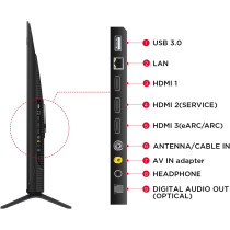TCL television 55 Inch Smart TV 4K QLED Pro HDR 10+ Google TV, Quantum Dot Technology, Dolby Vision- Atmos,MEMC，2GB RAM+32GB ROM,Game Master, Slim Design 55T7B, Black