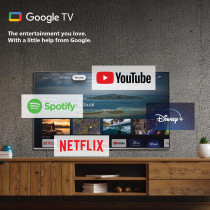 PHILIPS 55 Inch 4K Ultra HD Smart Google TV with Hands-Free Voice Control Dolby Vision Atmos HDR10 with built-in Google Assistant, 55PUT7129/56, Black