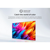 TCL television 55 Inch Smart TV 4K LED HDR 10 UHD Google TV, Dolby Audio, Dynamic Colour Enhancement, 2GB RAM+16GB ROM, Metallic Bezel-less Design, 55V6B