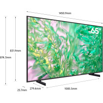 Samsung 65 Inch TV Crystal UHD 4K, DU8000, Dynamic Crystal Colour, 4K Upscaling, Samsung Tizen OS, AirSlim Design, Titan Gray, UA65DU8000