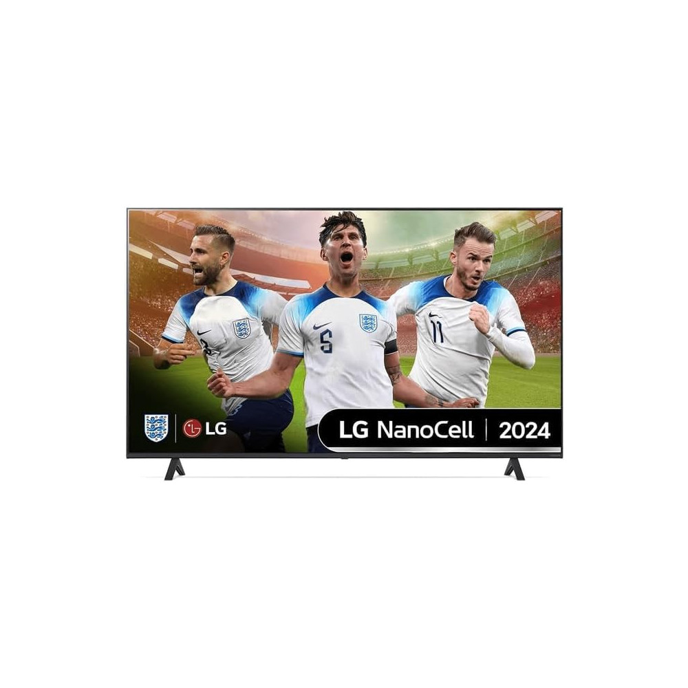 LG 65 Inch Nanocell Nano81 4K Smart TV Ai Magic Remote Hdr10 Webos24, 65Nano81T6A.AMVEM, Black