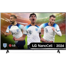 LG 65 Inch Nanocell Nano81 4K Smart TV Ai Magic Remote Hdr10 Webos24, 65Nano81T6A.AMVEM, Black